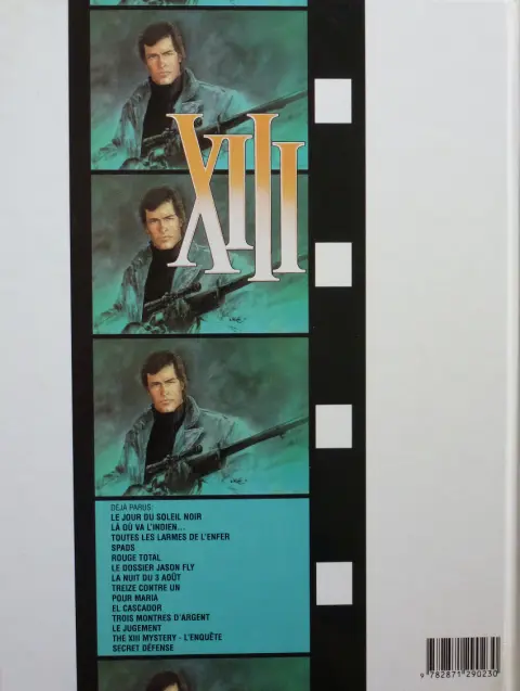 Verso de l'album XIII Tome 4 SPADS