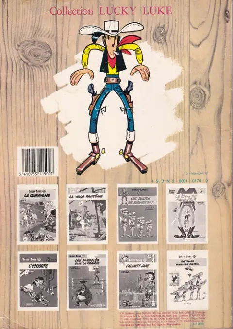 Verso de l'album Lucky Luke Tome 31 Tortillas pour les Dalton