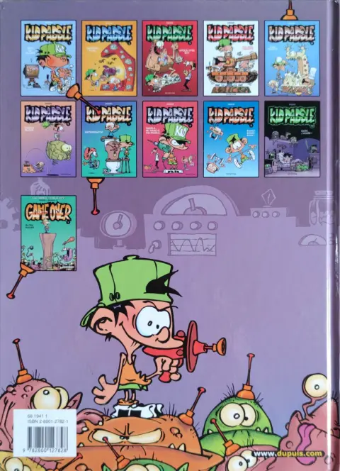 Verso de l'album Kid Paddle Tome 5 Alien Chantilly