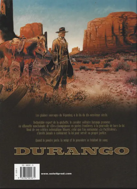 Verso de l'album Durango Tome 10 La proie des chacals