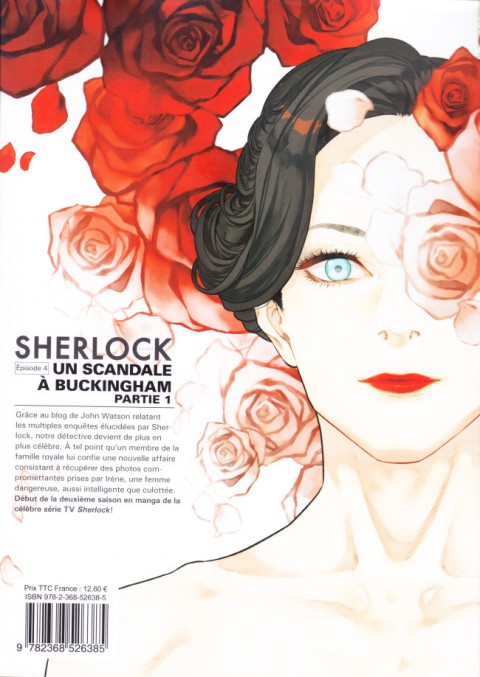 Verso de l'album Sherlock 4 Un scandale à Buckingham - Partie 1