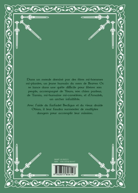 Verso de l'album Les Chroniques de Braven Oc Recueil - tomes 1 à 4