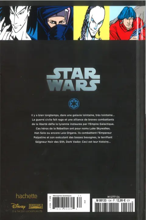 Verso de l'album Star Wars - Légendes - La Collection Tome 134 Star Wars Classic - #95 à 97, #99, #101 et X-Wing touche sa cible