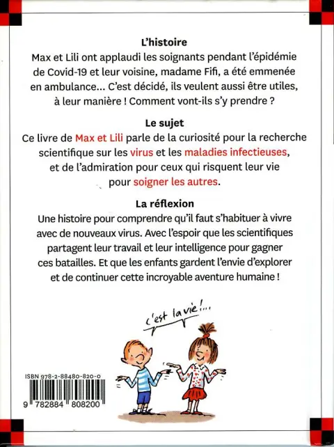 Verso de l'album Ainsi va la vie Tome 124 Max et Lili veulent soigner tout le monde