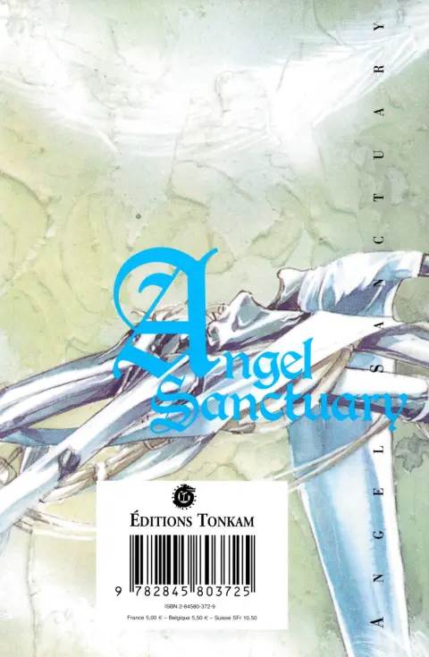 Verso de l'album Angel Sanctuary 7