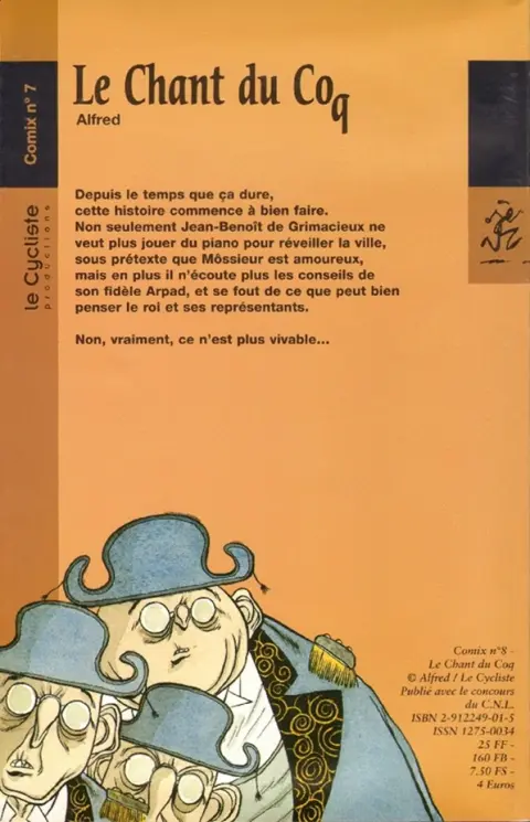 Verso de l'album Le Chant du coq