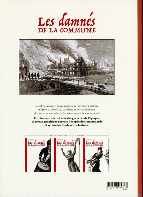 Verso de l'album Les damnés de la Commune Tome 3 Les orphelins de l'histoire