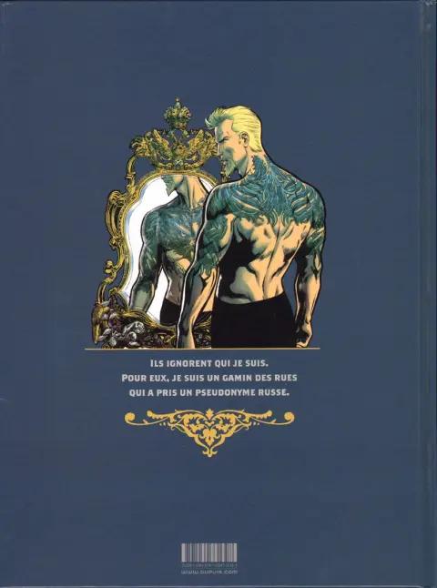Verso de l'album D.O.W. 1 Les ailes du loup
