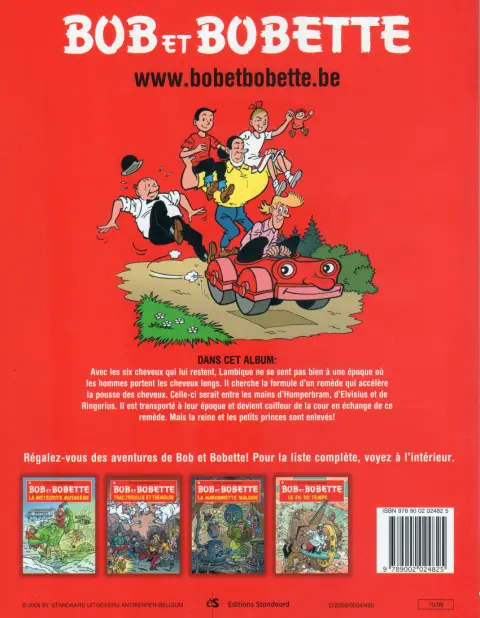 Verso de l'album Bob et Bobette Tome 122 Les ciseaux magiques