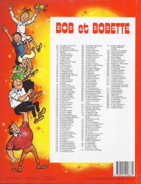 Verso de l'album Bob et Bobette Tome 158 Le viking impétueux