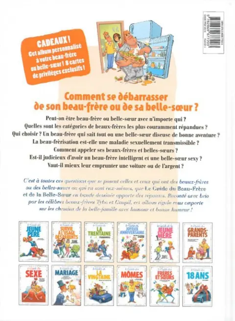 Verso de l'album Le Guide Tome 13 Le guide du beau-frère et de la belle-sœur