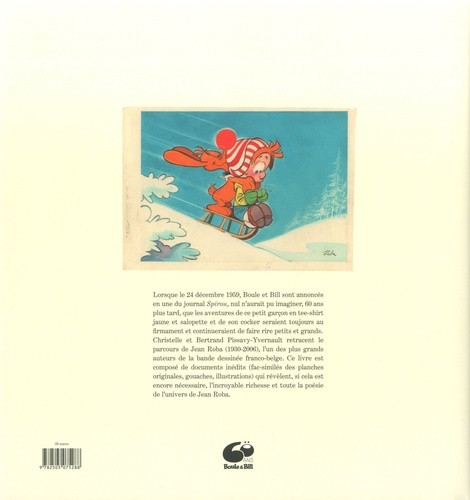 Verso de l'album Boule et Bill - L'art de Roba