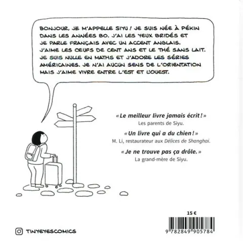 Verso de l'album Débridée Le monde vu par mes yeux chinois