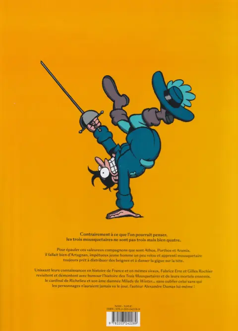Verso de l'album Les trois Mousquetaires Tome 1 D'Artagnan dans la place