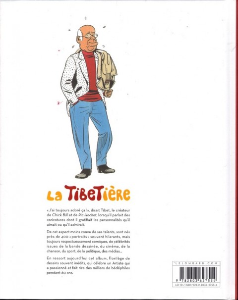Verso de l'album La Tibetière - 177 caricatures
