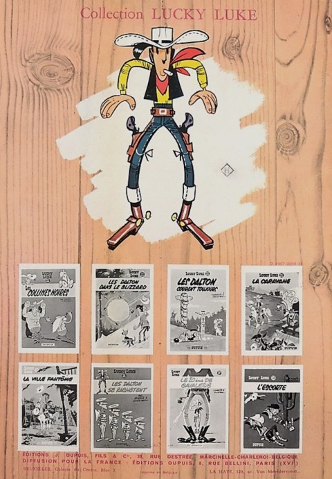 Verso de l'album Lucky Luke Tome 30 Calamity Jane