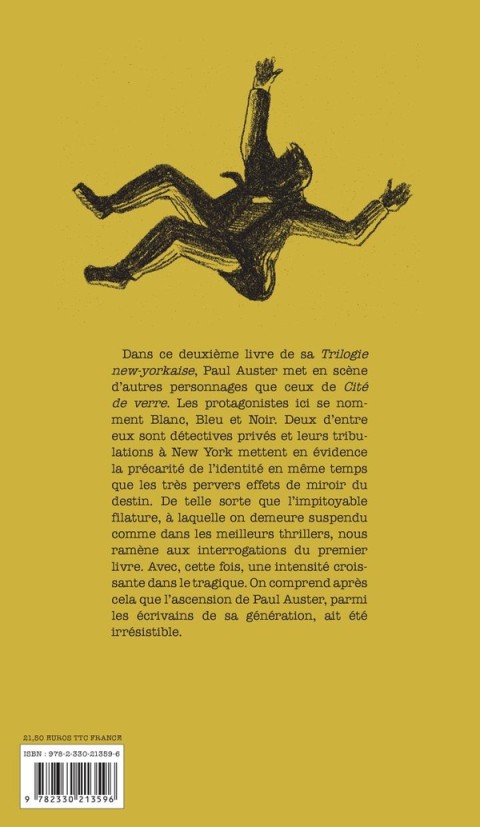 Verso de l'album Revenants