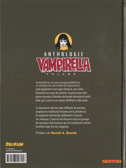 Verso de l'album Vampirella - Anthologie Volume 2