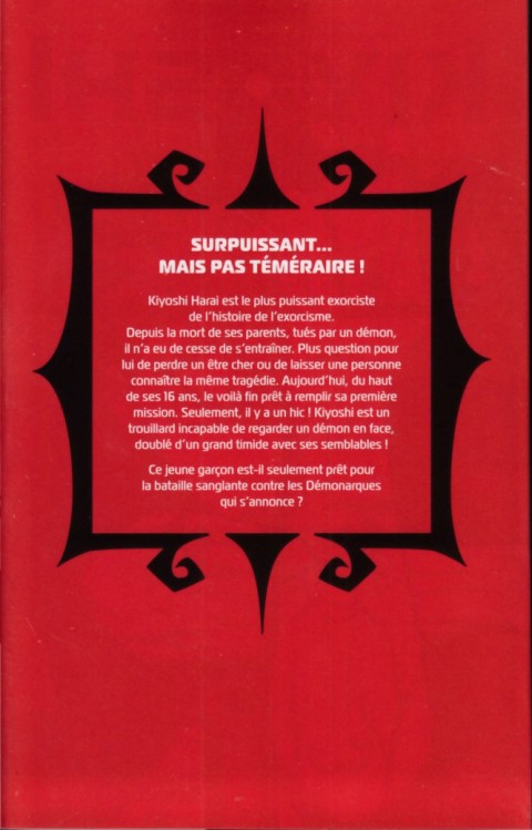 Verso de l'album Ultimate Exorcist Kiyoshi 1
