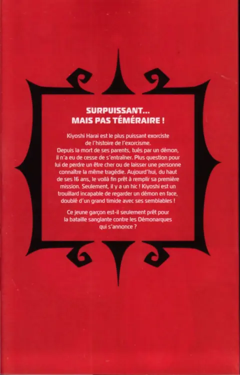 Verso de l'album Ultimate Exorcist Kiyoshi 1