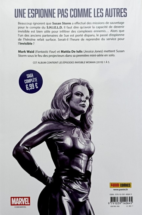 Verso de l'album Fantastic Four Tome 2 L'Invisible