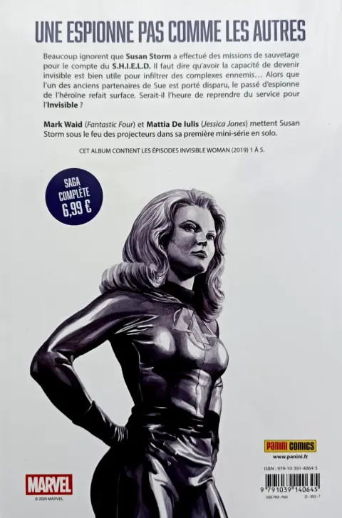 Verso de l'album Fantastic Four Tome 2 L'Invisible