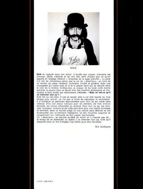 Verso de l'album Dérapages