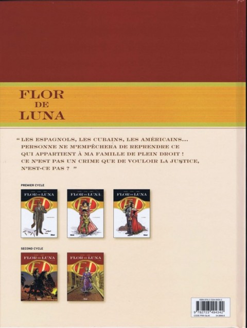 Verso de l'album Flor de Luna Tome 5 Christie