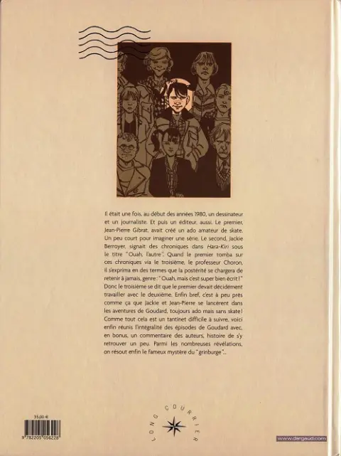 Verso de l'album Goudard Les années Goudard