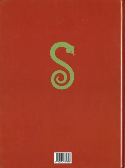 Verso de l'album Les Héritiers du Serpent