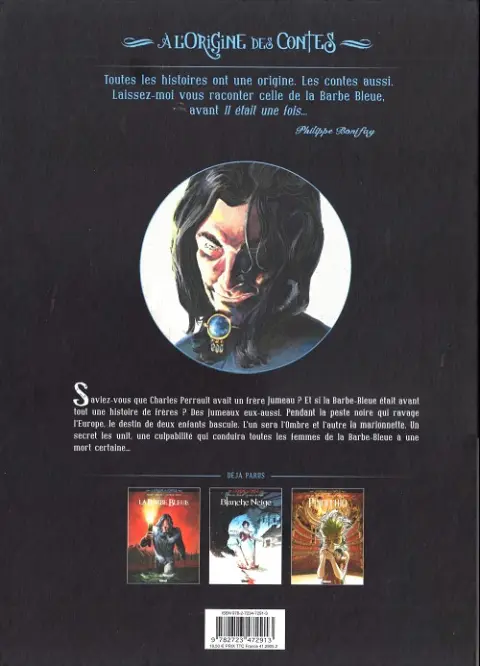 Verso de l'album À l'origine des contes Tome 1 La Barbe Bleue