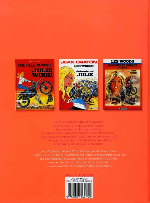 Verso de l'album Julie Wood 1