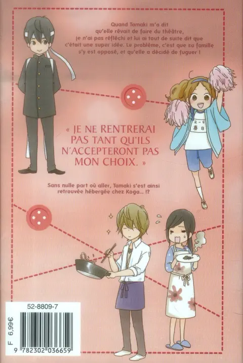 Verso de l'album Kokoro button 9