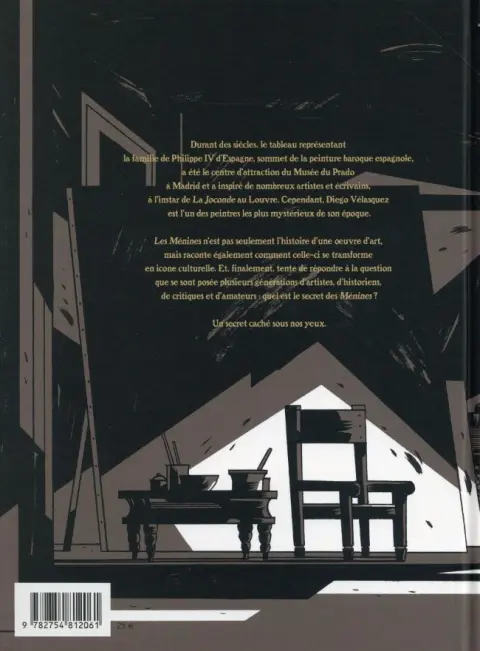 Verso de l'album Les Ménines