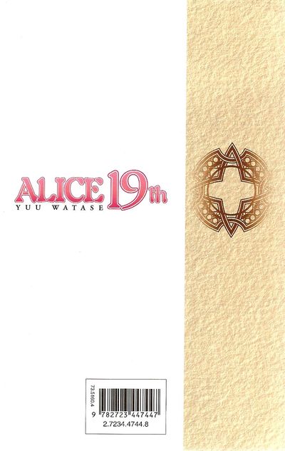 Verso de l'album Alice 19th 7