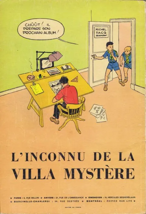Verso de l'album La Patrouille des Castors Tome 2 Le disparu de Ker-Aven