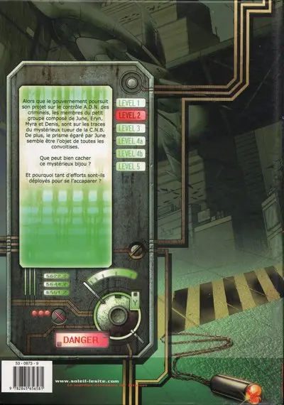 Verso de l'album Les Poussières de l'infini Tome 2 Le prisme