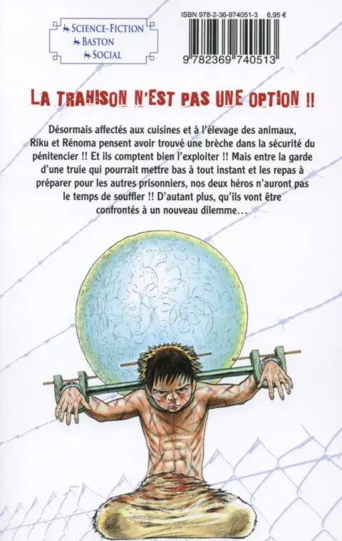 Verso de l'album Prisonnier Riku 10 Loyauté