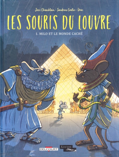 Couverture de l'album Les Souris du Louvre 1 Milo et le monde caché