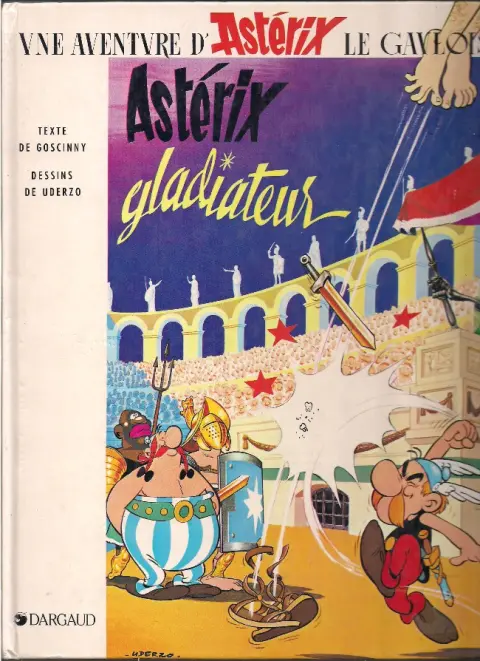 Couverture de l'album Astérix Tome 4 Astérix gladiateur