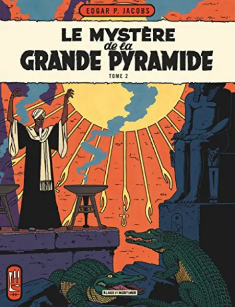 Couverture de l'album Blake et Mortimer Tome 5 Le Mystère de la Grande Pyramide - Tome 2