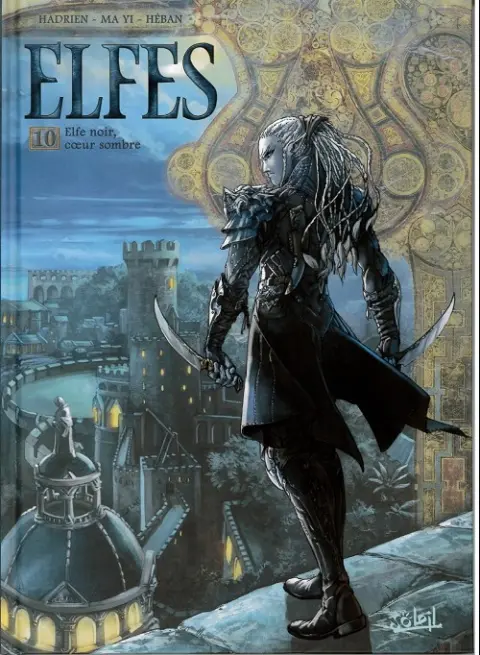 Couverture de l'album Elfes Tome 10 Elfe noir, cœur sombre