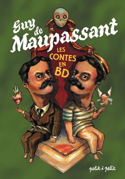 Couverture de l'album Poèmes en bandes dessinées Guy de Maupassant - Les contes en BD
