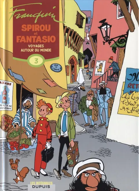 Couverture de l'album Spirou et Fantasio - Intégrale Dupuis 2 Tome 3 Voyages autour du monde