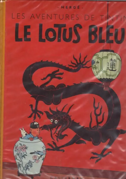 Couverture de l'album Tintin Tome 5 Le Lotus Bleu