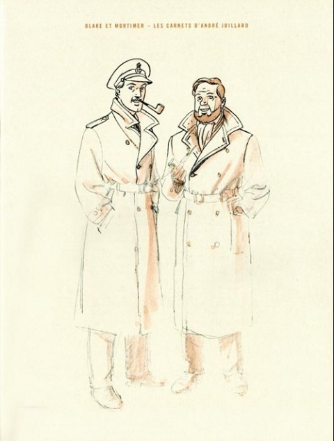 Couverture de l'album Blake et Mortimer Les carnets d'André Juillard