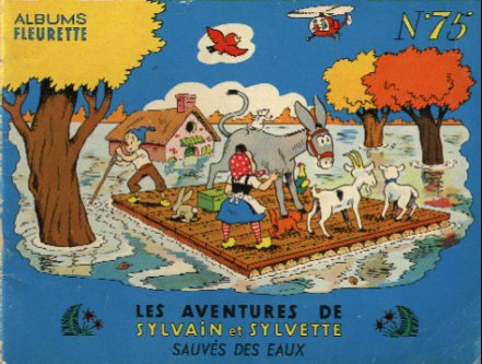 Couverture de l'album Sylvain et Sylvette Tome 75 Sauvé des eaux