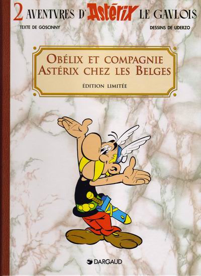 Couverture de l'album Astérix Édition limitée Volume 12 Obélix et compagnie - Astérix chez les Belges