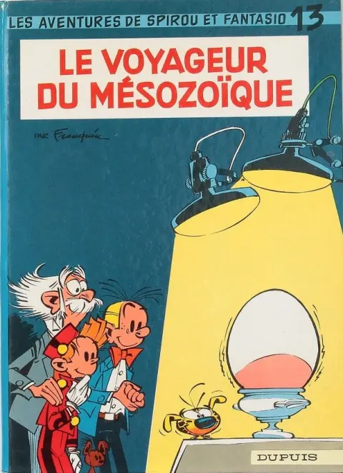 Couverture de l'album Spirou et Fantasio Tome 13 Le voyageur du mésozoïque