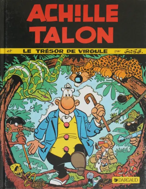 Couverture de l'album Achille Talon Tome 16 Achille Talon et le trésor de Virgule